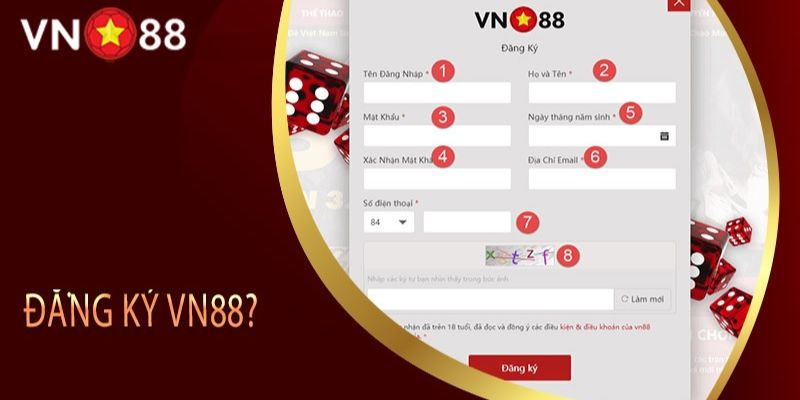 Người chơi cần chú ý khi thực hiện đăng ký VN88